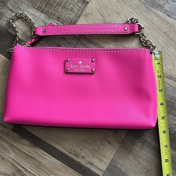 Kate Spade Pink Leather Clutch - Picture 9 of 10